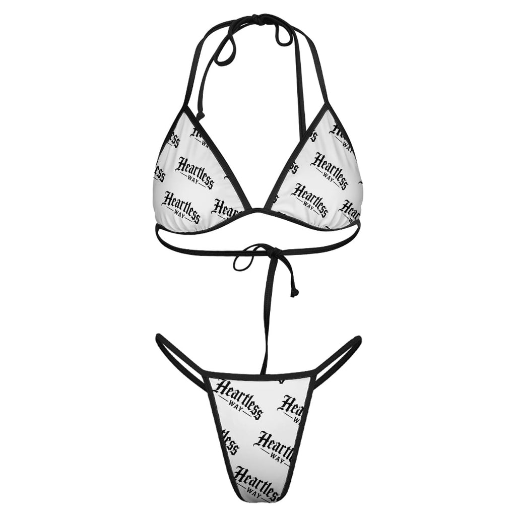 Premium explicit HWC all over print thong bikini