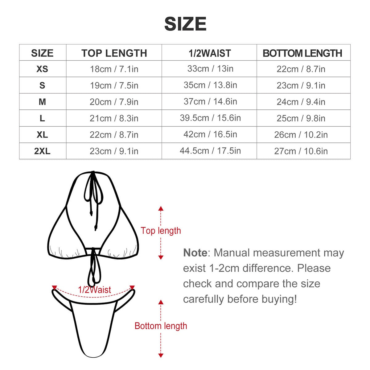 Premium explicit heartless Way thong bikini